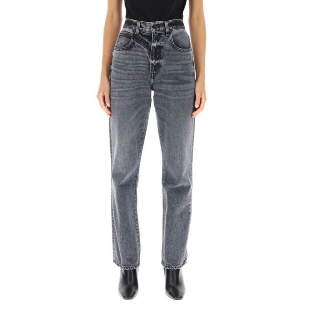 SLVRLAKE Brooklyn Jeans in Washed Black Size 30